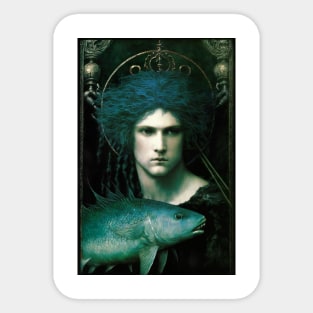 Pisces  - the Twelth sign of the Zodiac - The Fish Sticker